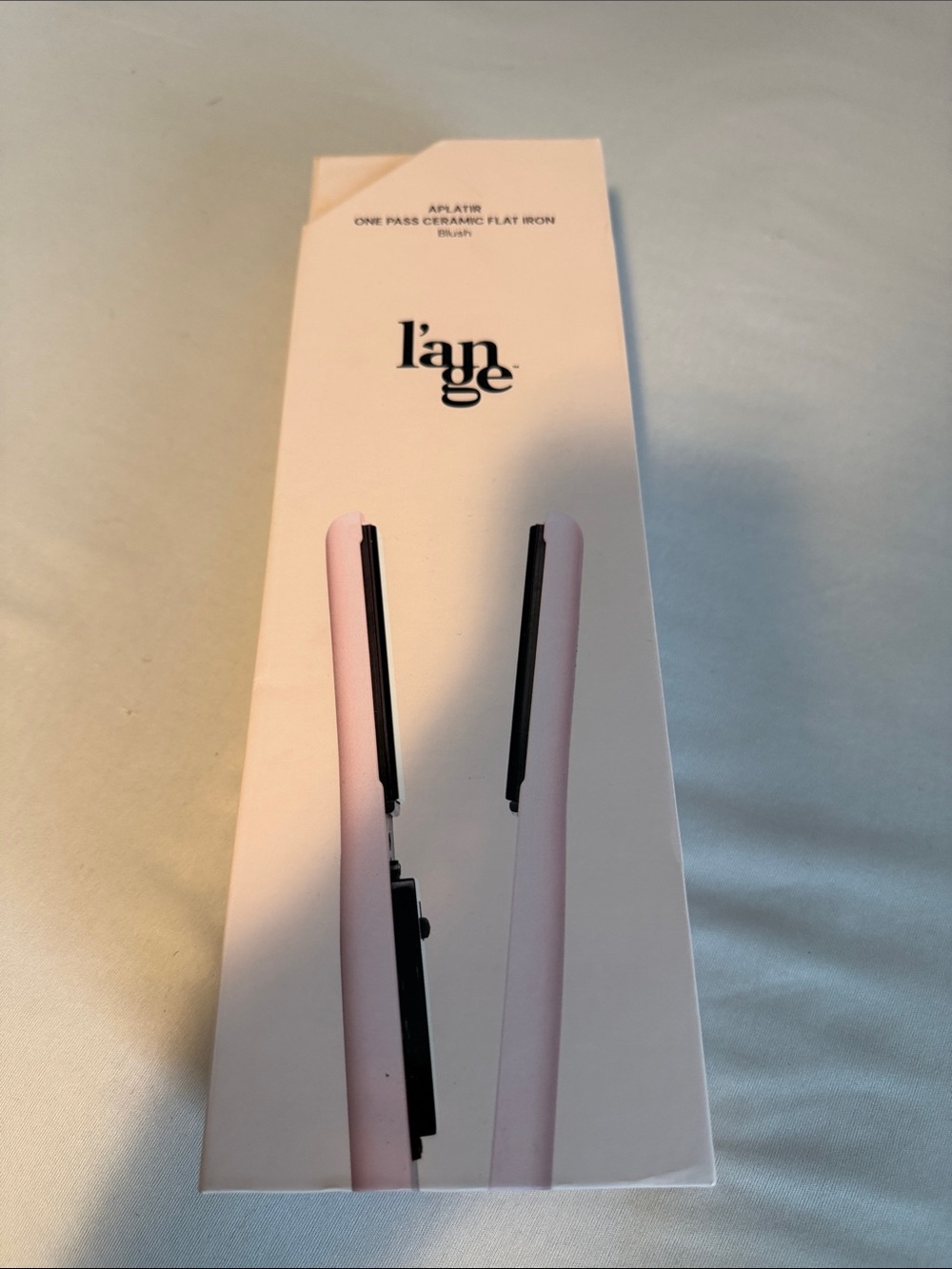 Lange One Pass Ceramic Flat Iron — Pink